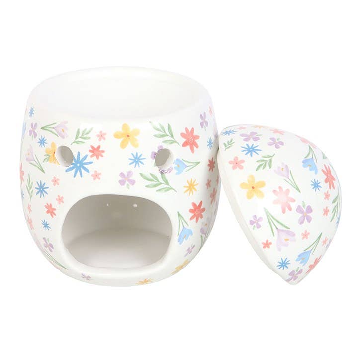 Frühlingsblumenmuster Ei-Wachsschmelzer