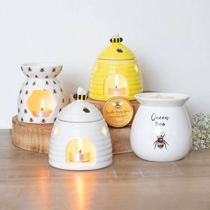 All Over Bee Print Wachsschmelzer